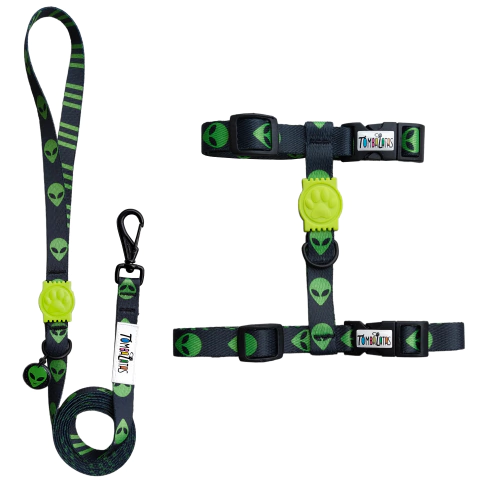 Peitoral H e Guia Gatos - Alien