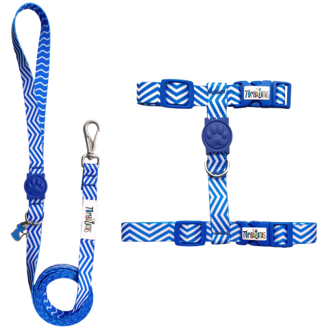 Peitoral H e Guia Gatos - Blu