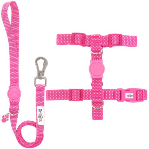 Peitoral H e Guia Tombalatas - Deep Pink - comprar online