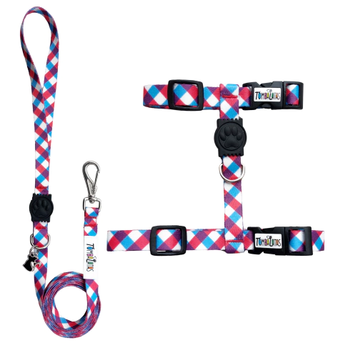 Peitoral H e Guia Gatos - Xadrez