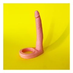 Anillo peneano para doble penetración y sexo anal color piel - comprar online