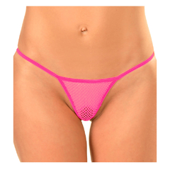 Colaless de red elastizada fucsia