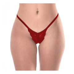 Colaless abierta rutera roja elastizada