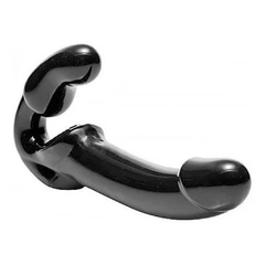Strap On con doble dildo negro 16x3,5 - tienda online