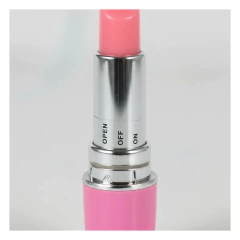 Lápiz labial con vibración rosa - Bangover Sex Shop en Cordoba juguetes sexuales