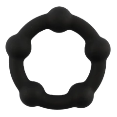 Anillo para pene de silicona negro