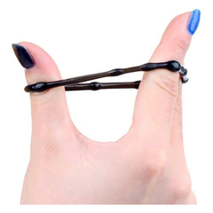 Anillo para pene de silicona negro en internet