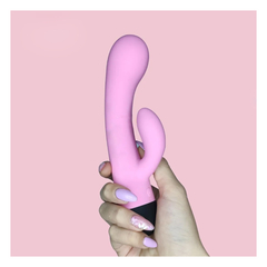Vibrador recargable para estimulación de clítoris y punto G USB rosa en internet