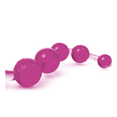 Varita anal 10 cuentas bordó 25x2,8 - comprar online
