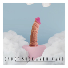 Dildo realista cyberskin con sopapa 20x4 - comprar online