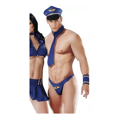 Disfraz de piloto sexy 4 piezas - comprar online