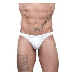 Zunga para hombre blanca con velcro en internet