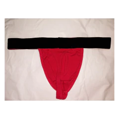 Zunga con transparencia roja elastizada en internet