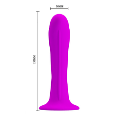 Plug anal de silicona con sopapa adherente - Bangover Sex Shop en Cordoba juguetes sexuales