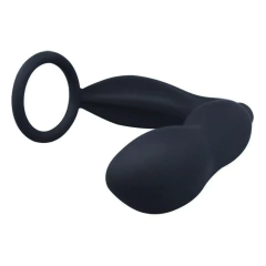 Anillo peneano con vibrador anal 10x3,9 - tienda online