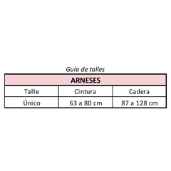 Imagen de Liguero arnés regulable negro Britney