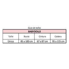 Babydoll colaless y portaligas negro - comprar online