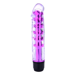 Vibrador con funda texturada lila 17x3,8 - comprar online