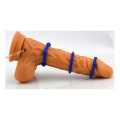 Kit 3 anillos para pene azules en internet