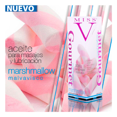 Aceite lubricante y para masajes sabor marshmallow - comprar online