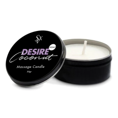 Vela y aceite para masajes aroma coco - comprar online