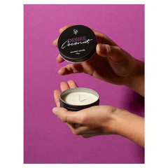 Vela para masajes lubricante sabor coco 30 gr - comprar online