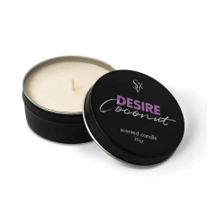 Vela y aceite para masajes aroma coco - tienda online