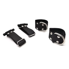 Esposas para puerta de cuero regulables - Bangover Sex Shop en Cordoba juguetes sexuales