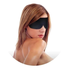 Antifaz de cuero cerrado negro en internet