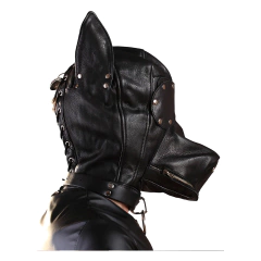 Mascara de perro con antifaz y cierre - Bangover Sex Shop en Cordoba juguetes sexuales