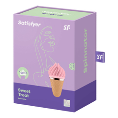 Estimulador de clítoris rotación Satisfyer helado recargable - tienda online