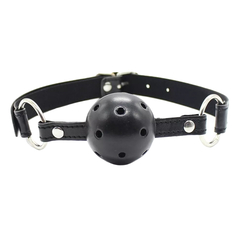 Mordaza con orificios negra bola 4,5cm - comprar online