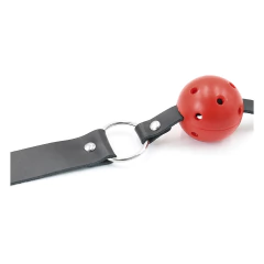 Mordaza con orificios roja bola 4,5cm - Bangover Sex Shop en Cordoba juguetes sexuales