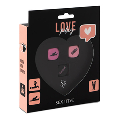 Juego de dados para parejas, posición, lugar y tiempo Love Play