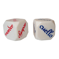 Juego de dados con acciones y partes del cuerpo - comprar online