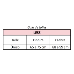 Less de puntilla regulable Flossless - tienda online