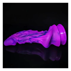 Dildo monster dragón Purple Glitter 22x5 - Bangover Sex Shop en Cordoba juguetes sexuales