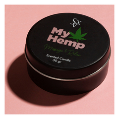 Vela afrodisíaca con CBD y cannabis en internet