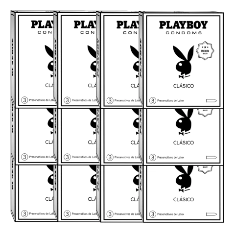 Preservativos x36 clásicos Playboy - comprar online