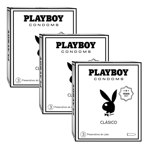 Preservativos clásicos Playboy x9