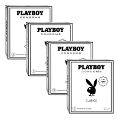 Preservativos clásicos Playboy x12