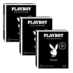 Preservativos con tachas Playboy x9