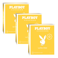 Preservativos ultra finos Playboy x9 - comprar online