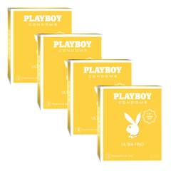 Preservativos ultra finos Playboy x12