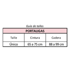Portaligas de puntilla blanco sexy - tienda online