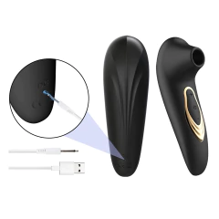 Succionador de clítoris recargable negro en internet