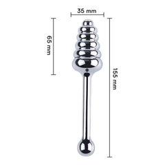 Plug anal dilatador de acero con mango - comprar online