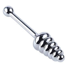 Plug anal dilatador de acero con mango - tienda online