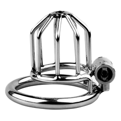 Jaula de castidad metálica candado 6cm - tienda online