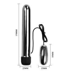 2 en 1 consolador y bala vibrador estimulantes - Bangover Sex Shop en Cordoba juguetes sexuales